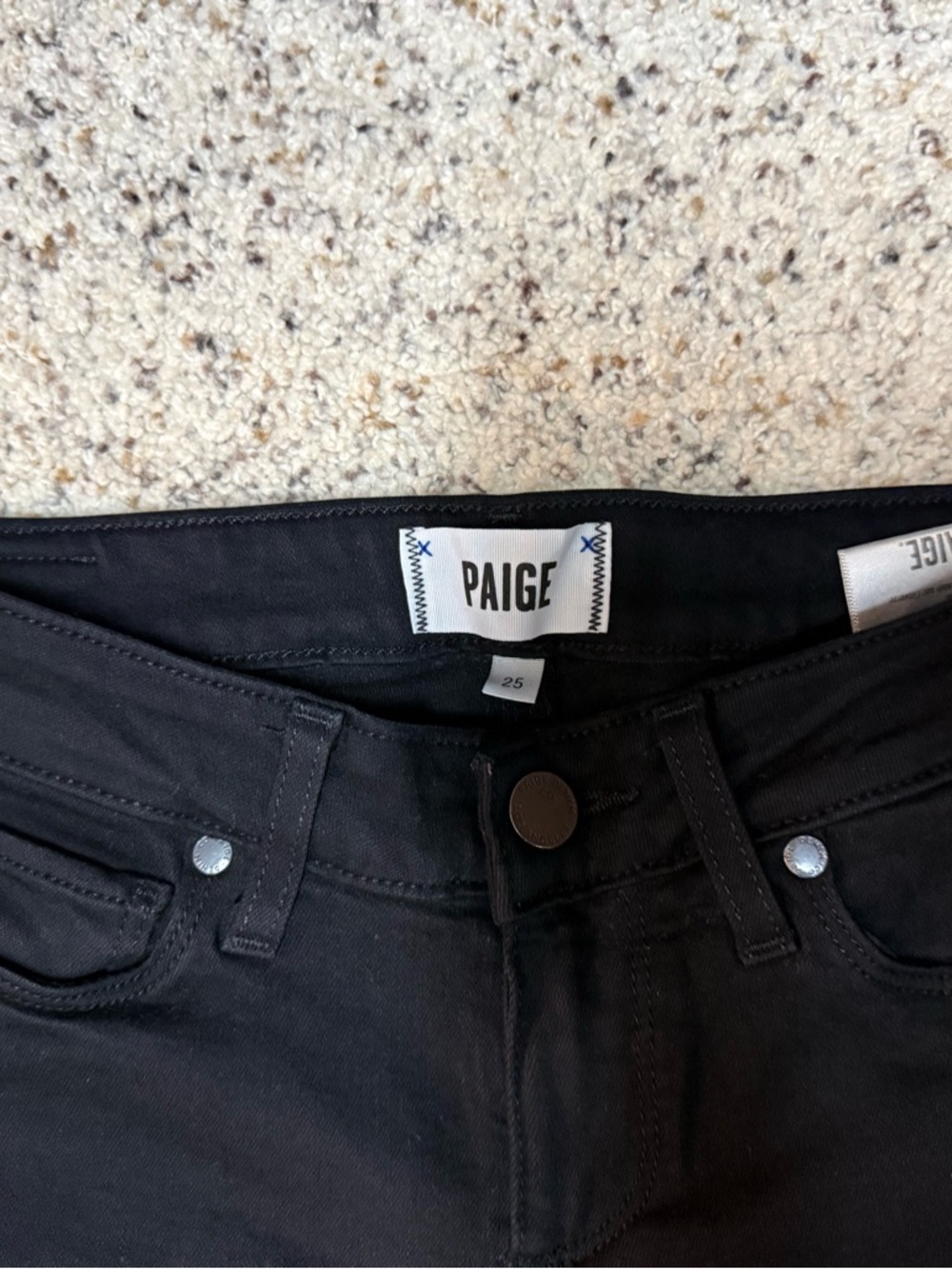 PAIGE Black Women's Jeans - High-Quality Denim size 25 never worn